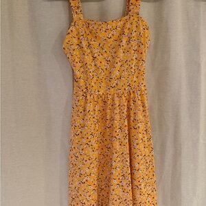 Floral Yellow Sundress